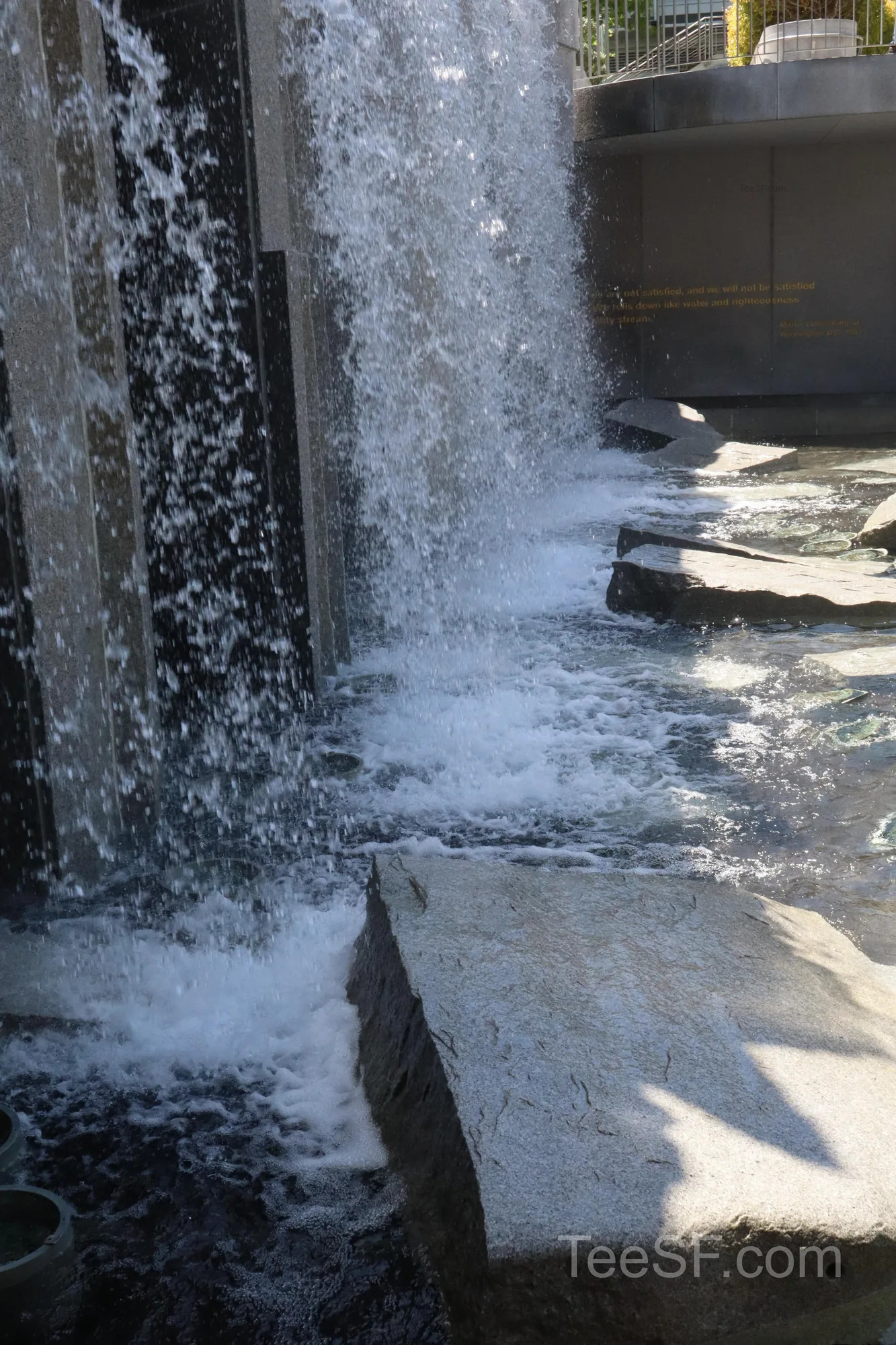 san Francisco Waterfall Plaza during a Stripe Sessions 2026 visit in San Francisco.